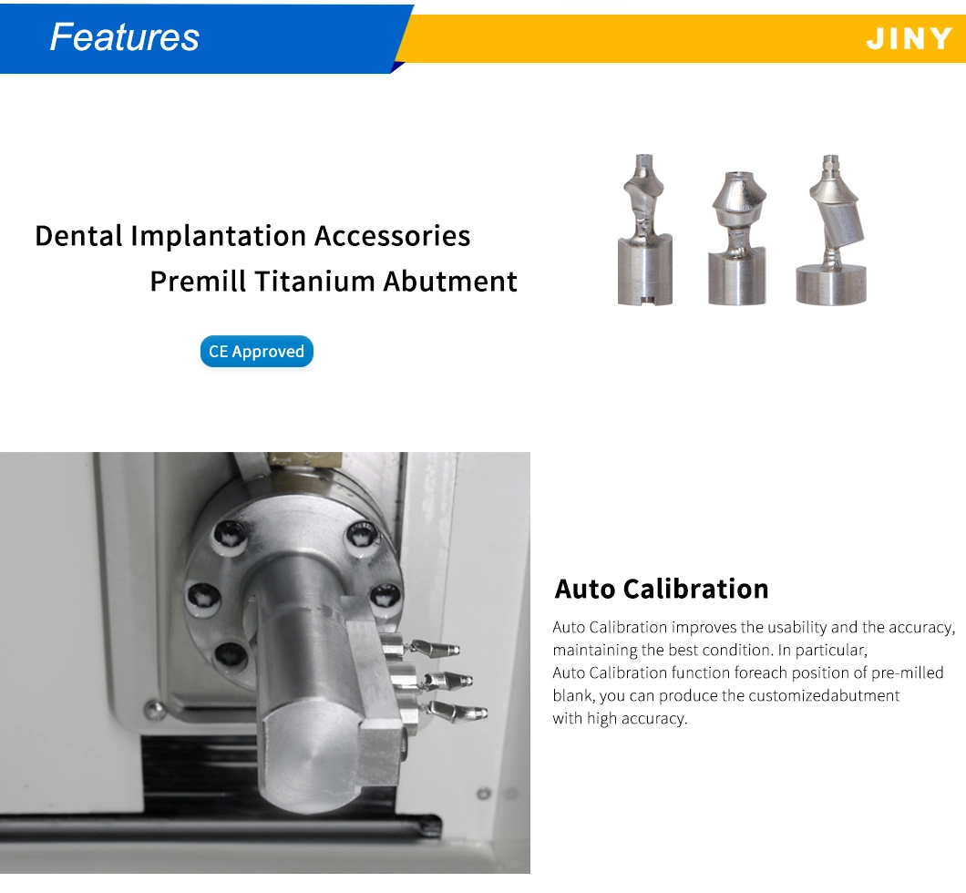 4-Axis Dental CAD Cam Milling Machine Dental Equipmentmade in China for Lab