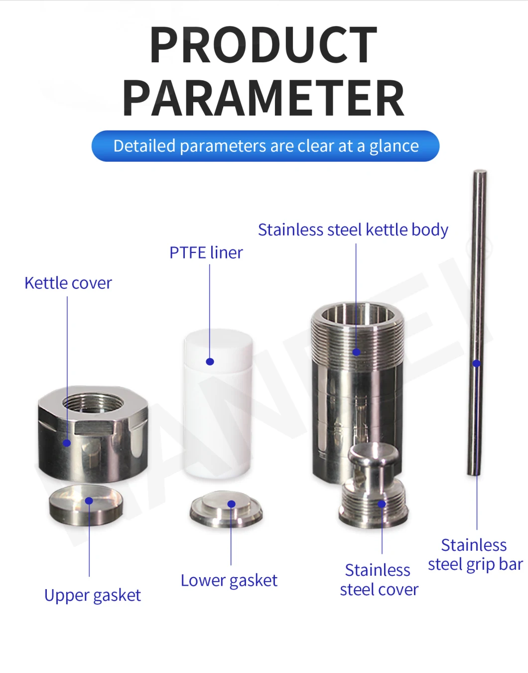 150ml Hydrothermal Synthesis Reactor with Ce