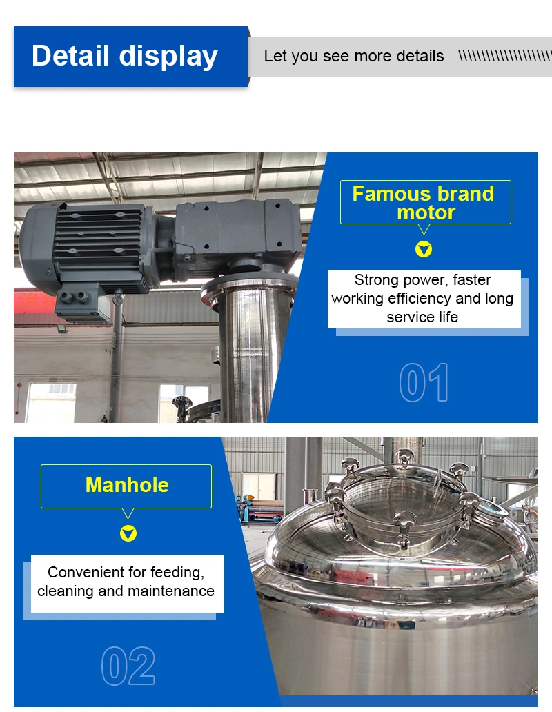 1000L Customizable Chemical Hydrothermal Mixing Reactor