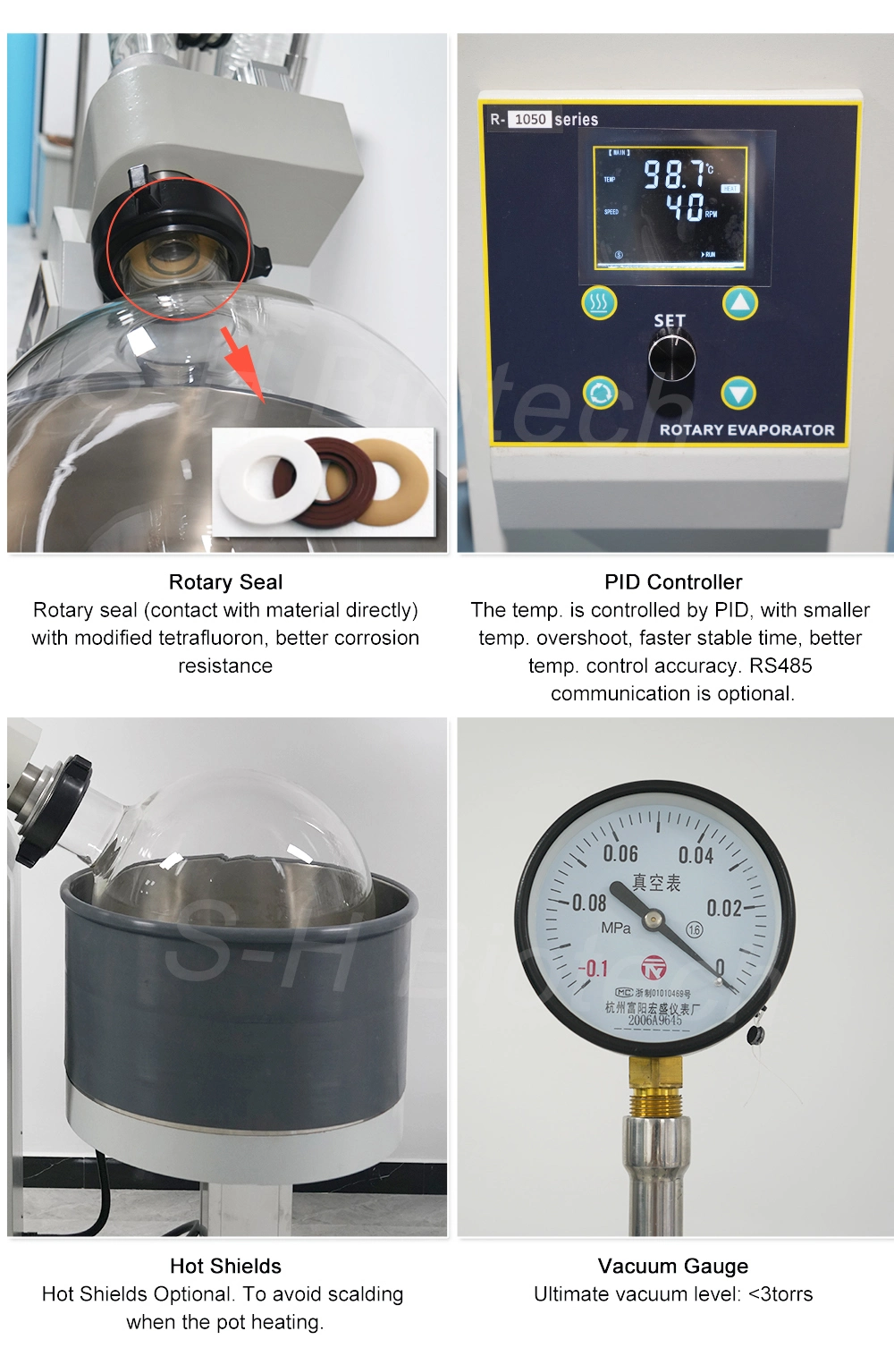 Automatic Lifting Rotary Evaporation Instrument Rotary Evaporator 50L