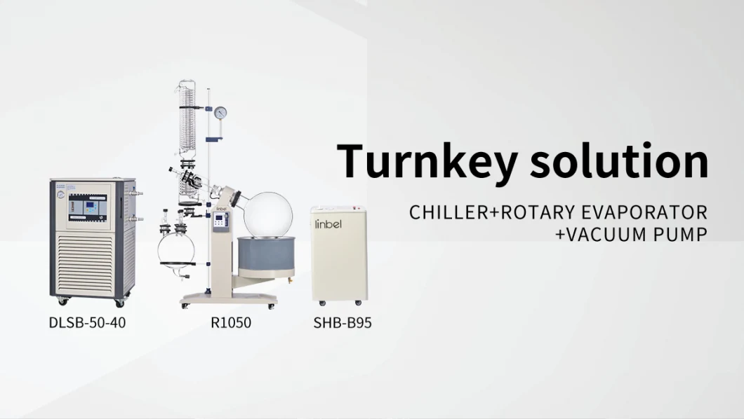 50L Rotary Evaporator with Vertical Condenser Best Vacuum Rotary Evaporator