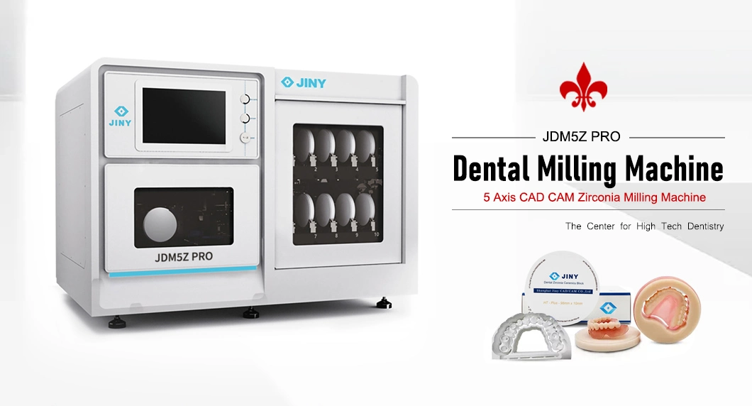 China New Hot Sale 5 Axis Dental CAD Cam Milling Machine Price Jdm5z PRO for Dental Lab Dental Implant Machine