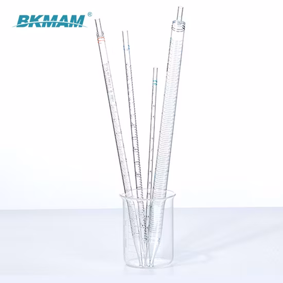 Consumabili da laboratorio, pipette per trasferimento sierologico monouso sterili da 5 ml, 10 ml, 25 ml, 50 ml, altamente trasparenti in PP