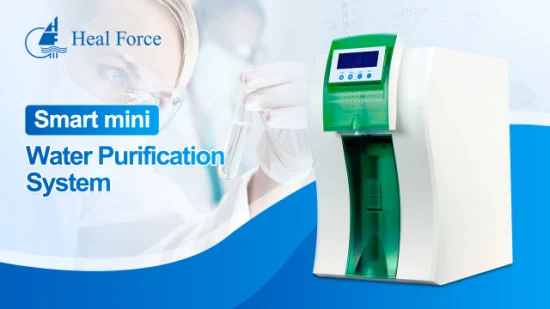 Heal Force Dental Lab Equipment Laboratorio Test convenzionale Sistema di acqua ultrapura Macchina per acqua deionizzata