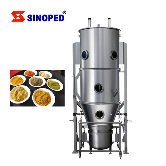 Essiccatore a letto fluido di vendita calda/Letto fluido/Asciugatrice a letto fluido/Granuli/Pellet/Vuoto/Flash/Spray/Fdb/Fbd/Zucchero/Sale/Vassoio per polveri farmaceutiche Forno di essiccazione
