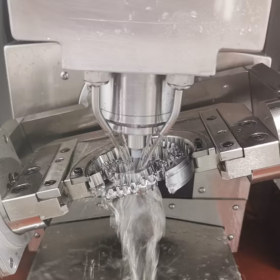 Fresatrice dentale CAD Cam per apparecchiature di laboratorio odontotecnico cinese ad alta precisione per monconi premill in titanio