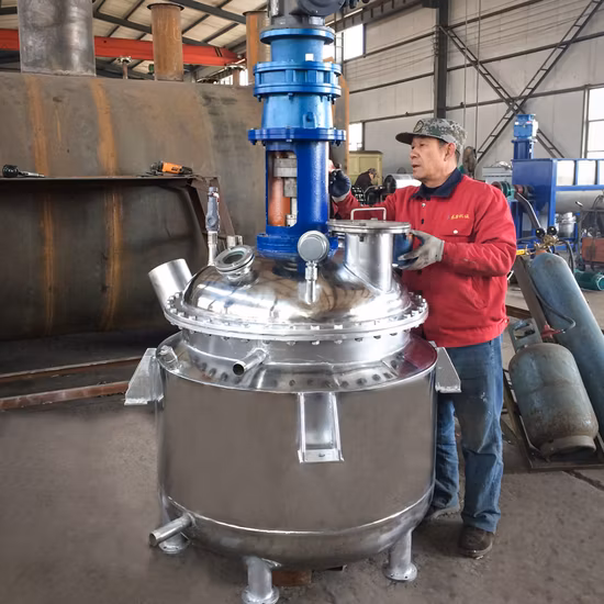 Polimerizzazione/fotochimica/fenolo, serbatoio di agitazione continua, riscaldatore elettrico, chimica batch, reattore in acciaio inossidabile, prezzo