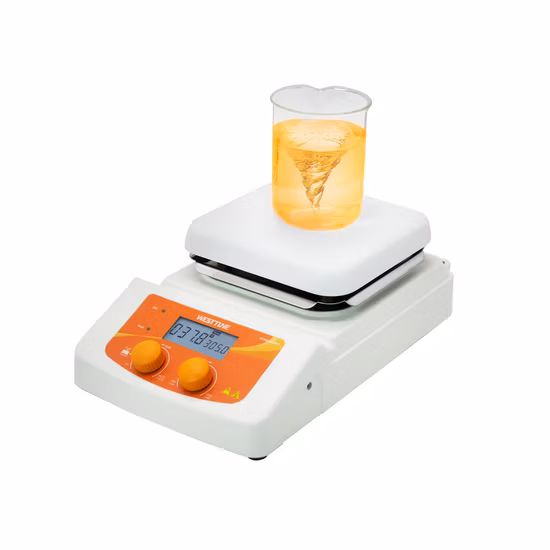 Agitatore magnetico digitale West Tune Wtms-380PRO LCD 5L con piastra riscaldante
